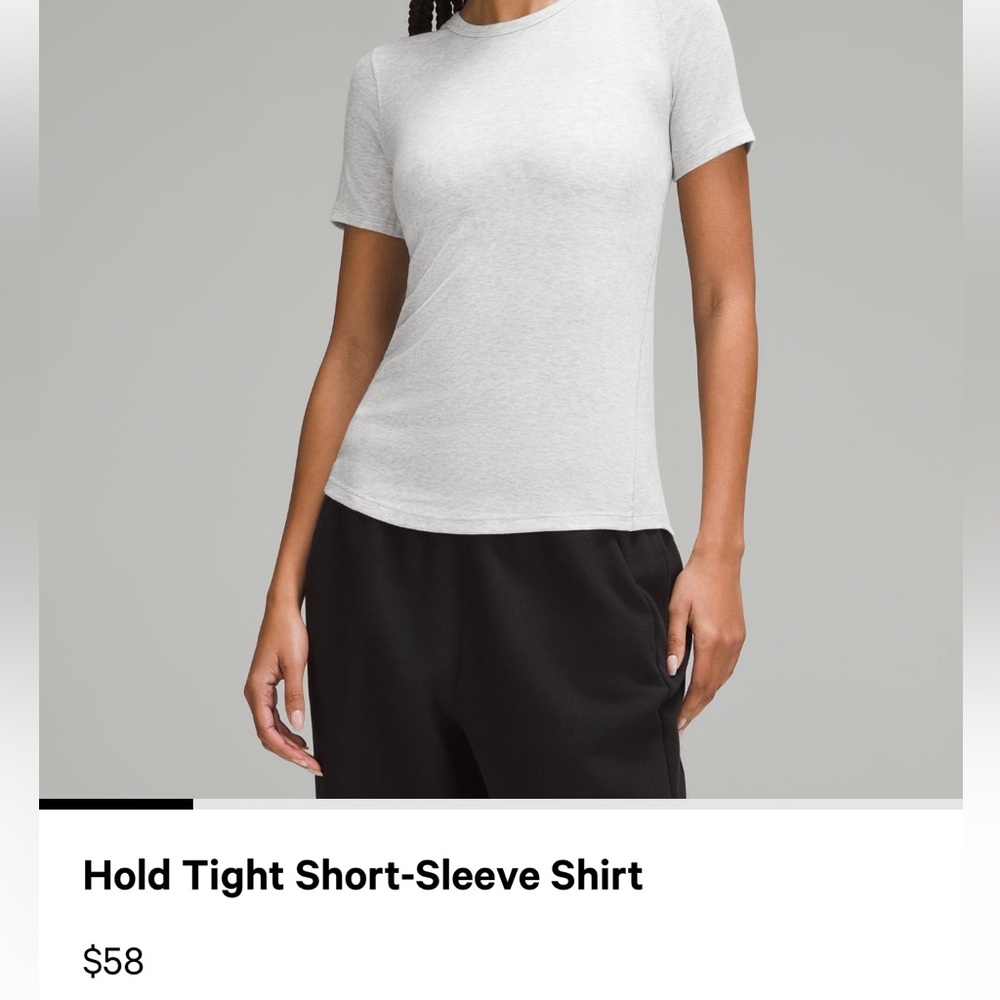 Lululemonn hold tight short sleeve shirt